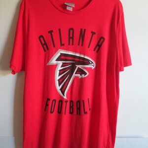 Atlanta Falcons T Shirt Size Large Red Mens Junk Food Football NFL 2016